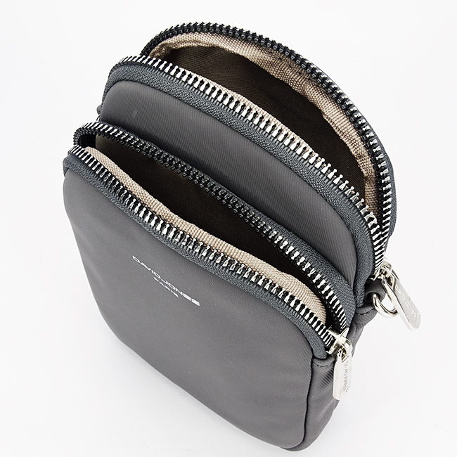 Borseta gri inchis crossbody David Jones Paris CM6906 M0 [8]