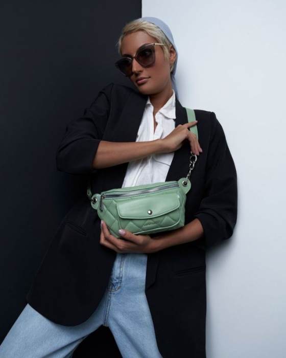 Borseta verde menta David Jones Paris 6740-2 14 [4]