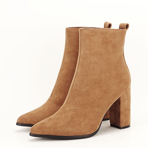 Botine camel elegante Ria [2]