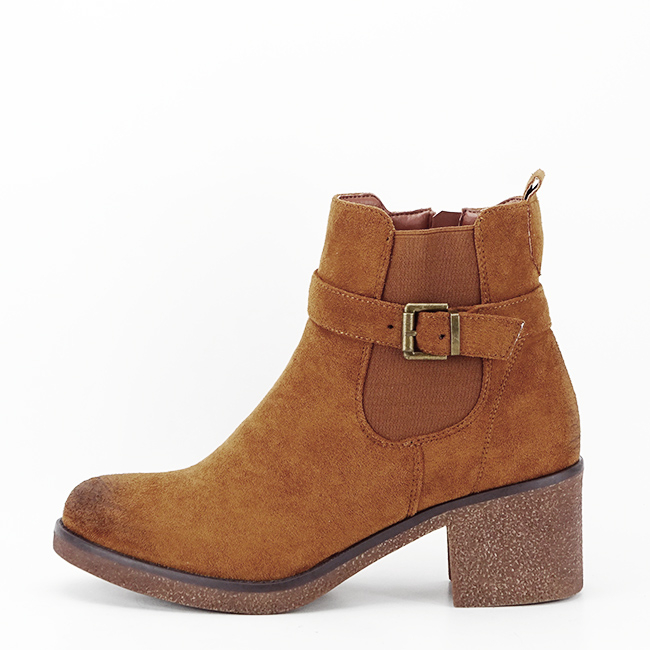 Botine camel office casual 8300 116