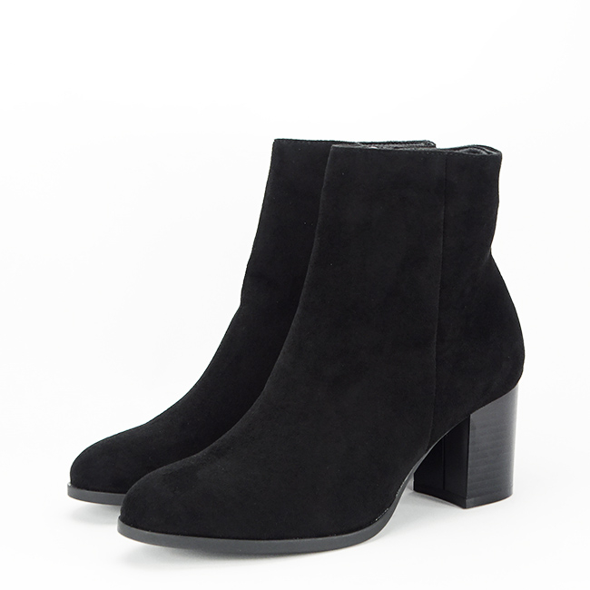 Botine negre elegante cu toc DQY8253 116 [2]