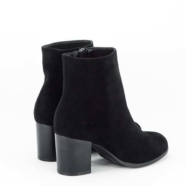 Botine negre elegante cu toc DQY8253 116 [5]