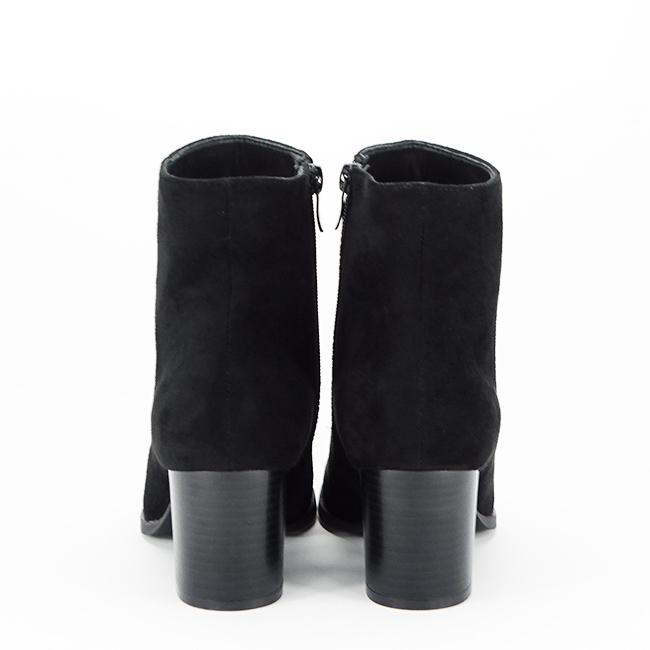 Botine negre elegante cu toc DQY8253 116 [4]