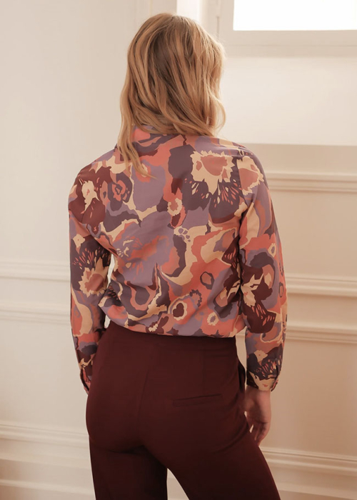 Camasa dama colorata cu imprimeu 4603T [3]