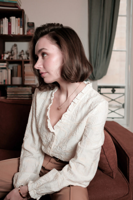 Camasa ivory din vascoza brodata 4861T M9 [2]