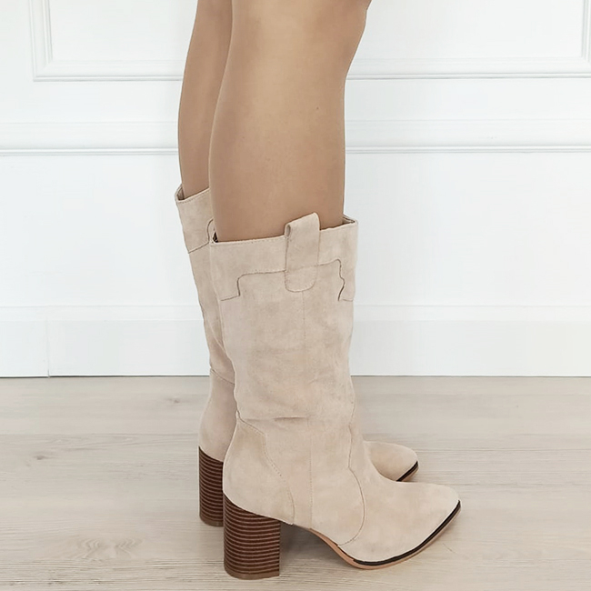 Cizme bej elegante 8615A 114 [5]