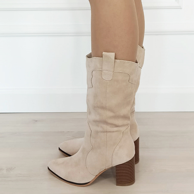 Cizme bej elegante 8615A 114 [3]