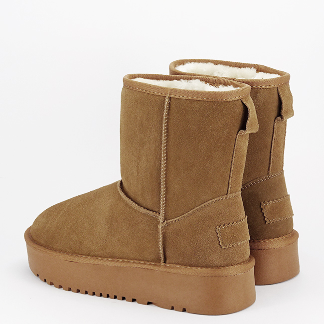 Cizme camel din piele naturala NN610 114 [3]