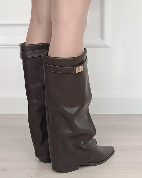 Cizme dama lungi maro 2596A 113 [5]