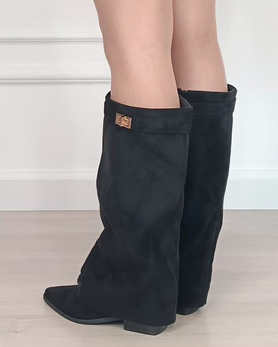 Cizme dama lungi negre 2596A-1 19 [3]