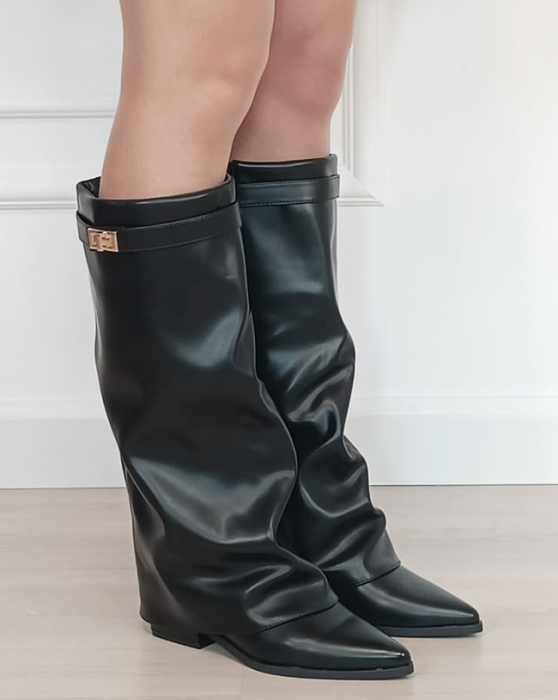 Cizme dama lungi negre 2596A 113 [6]