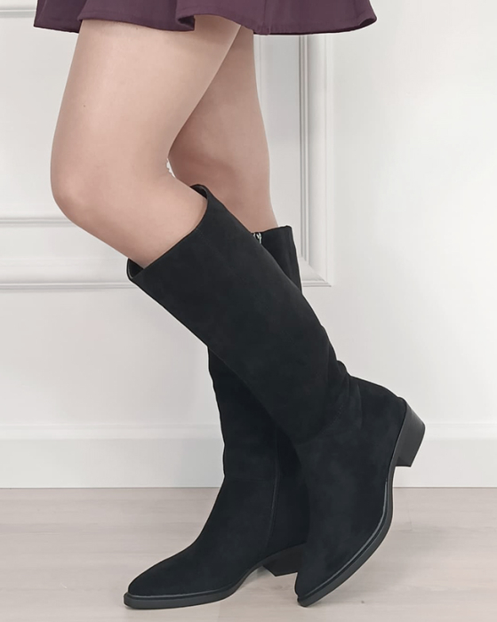 Cizme dama lungi negre 6502-1 110 [2]