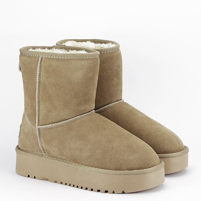 Cizme kaki din piele naturala NN610 114 [6]