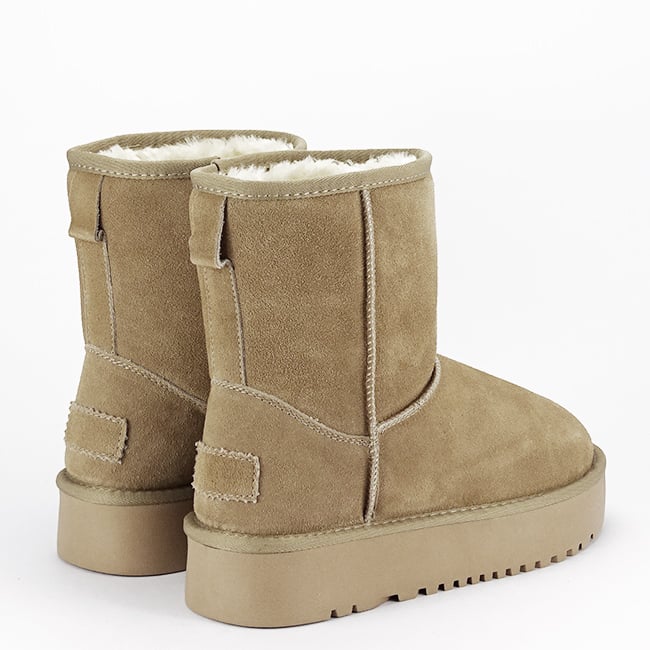 Cizme kaki din piele naturala NN610 114 [5]
