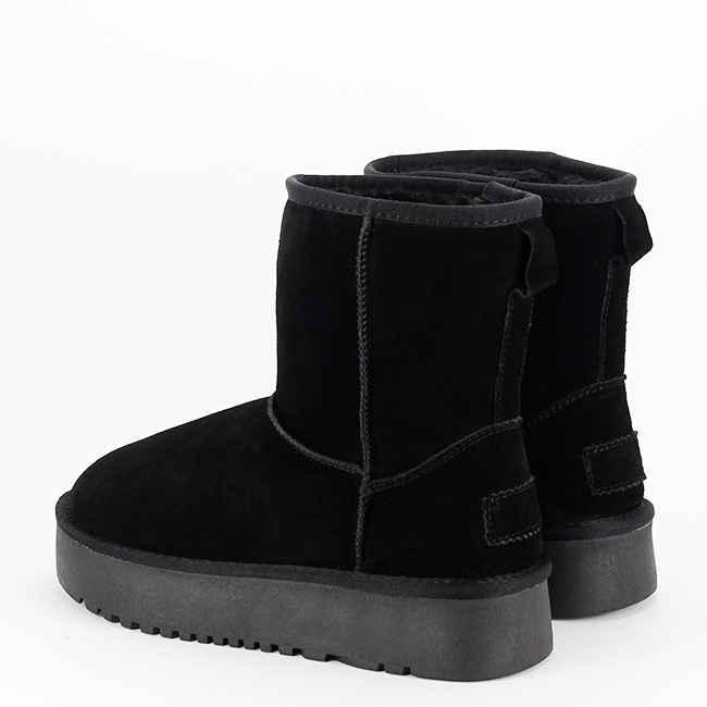 Cizme negre din piele naturala NN610 114 [3]