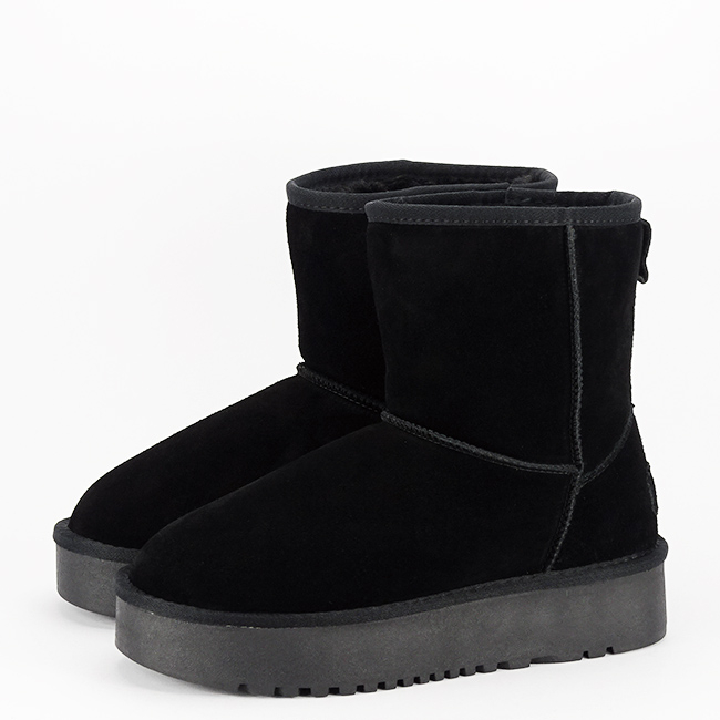 Cizme negre din piele naturala NN610 114 [2]