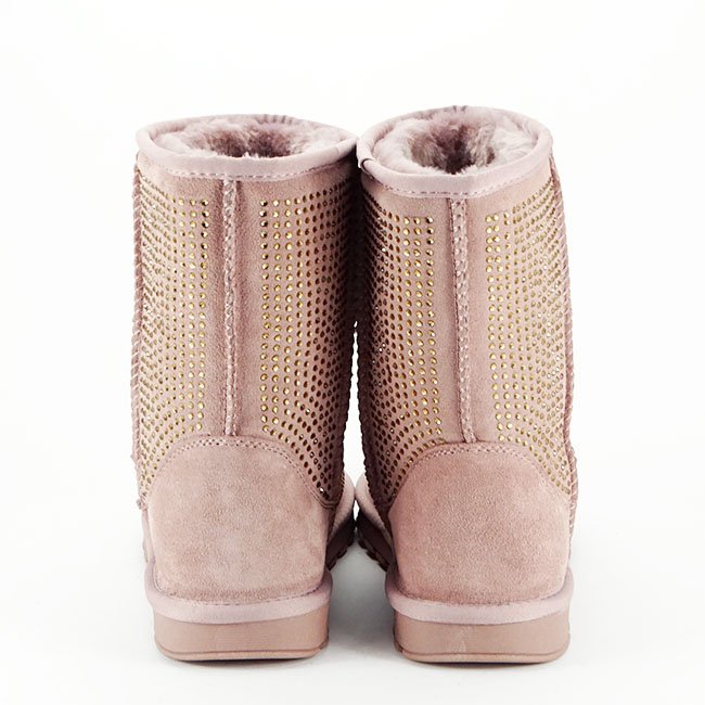 Cizme roz din piele naturala W8008 113 [8]