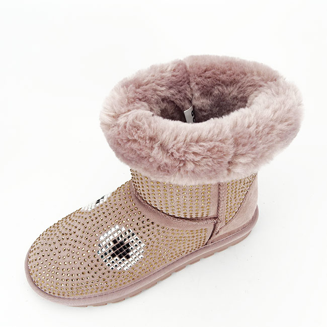 Cizme roz din piele naturala W8008 113 [7]