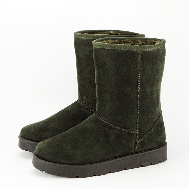 Cizme verde inchis imblanite F03 111 [2]