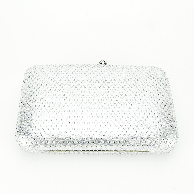 Clutch argintiu cu pietricele 6157 05 [5]