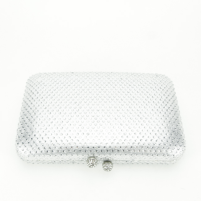 Clutch argintiu cu pietricele 6157 05 [6]