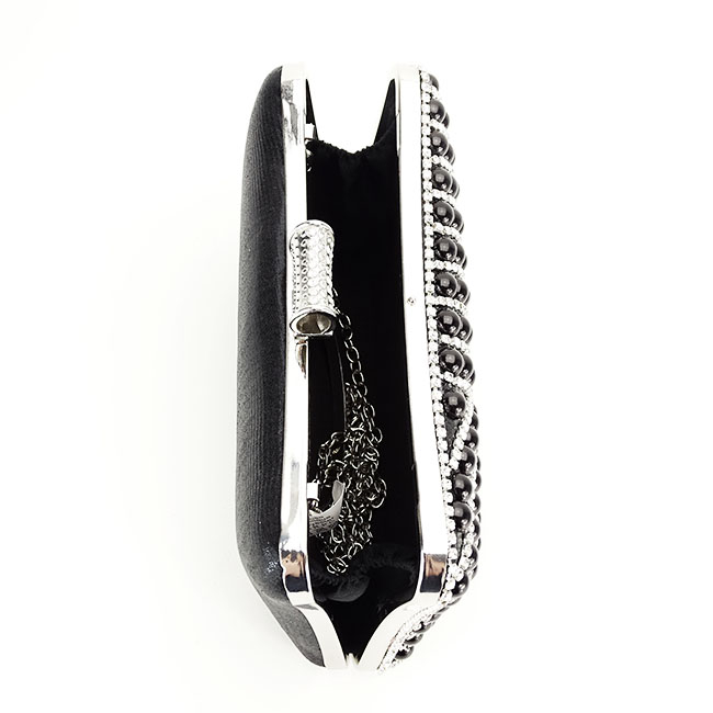 Clutch cu strasuri BYH-802 05 Negru [8]