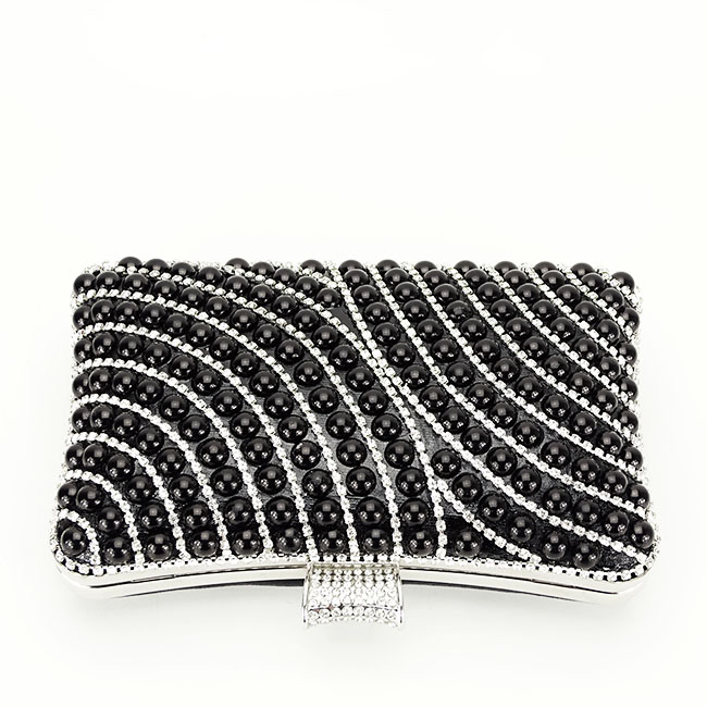 Clutch cu strasuri BYH-802 05 Negru [5]