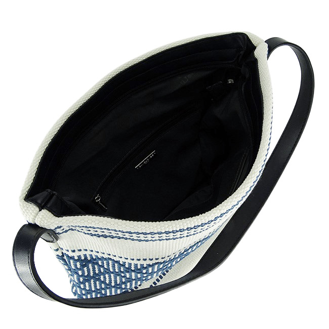 Geanta alba cu model traditional albastru 6957-1 15 [7]