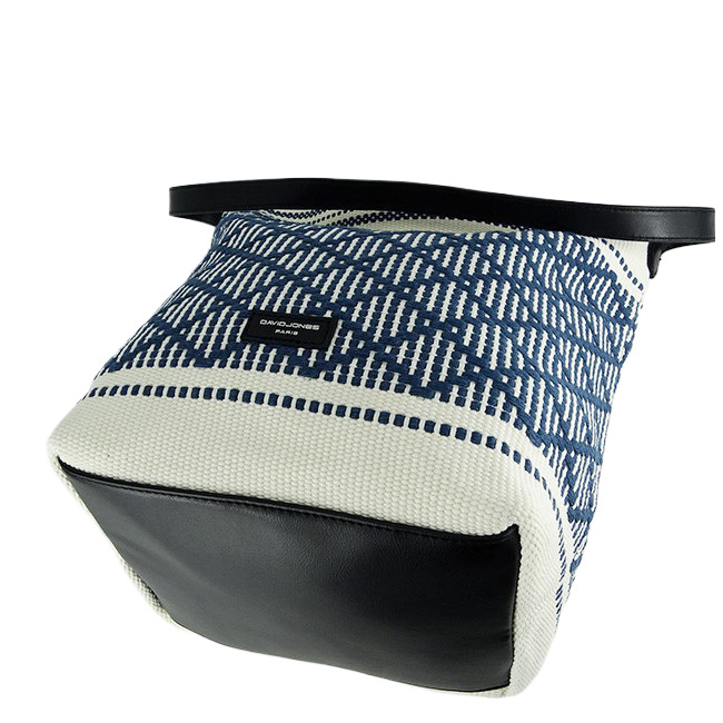 Geanta alba cu model traditional albastru 6957-1 15 [5]