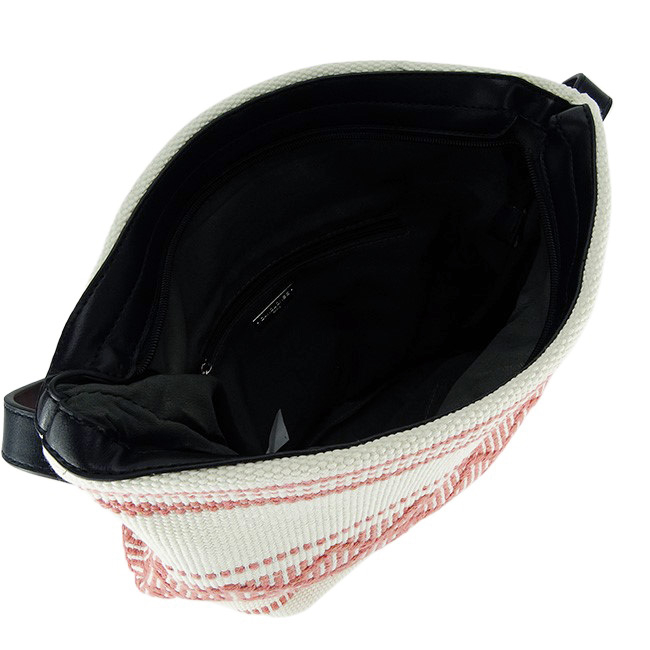 Geanta alba cu model traditional roz 6957-1 15 [8]