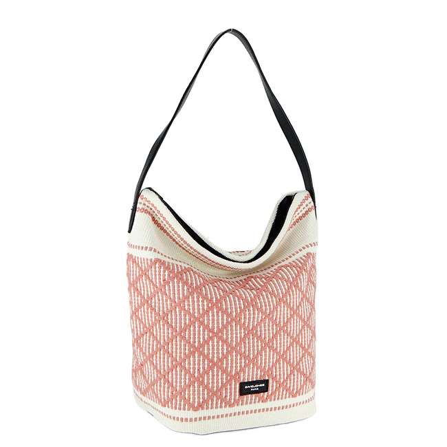 Geanta alba cu model traditional roz 6957-1 15 [3]