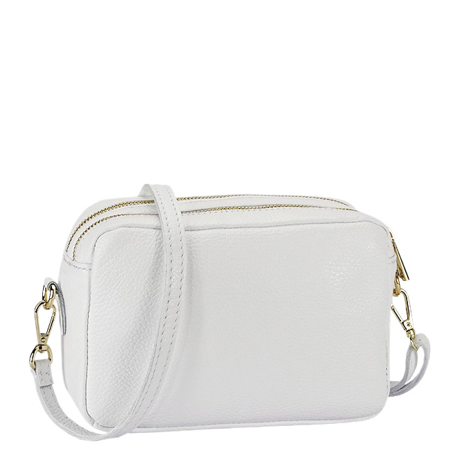 Geanta alba din piele naturala 8902 127 [3]