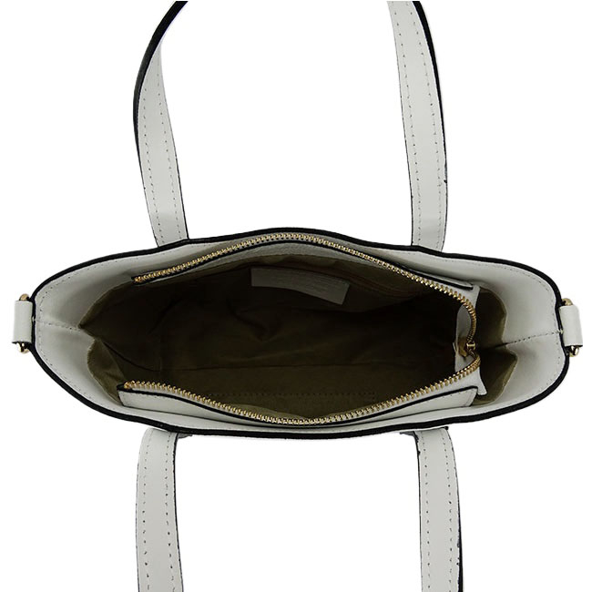 Geanta alba din piele naturala 8904 131 [8]