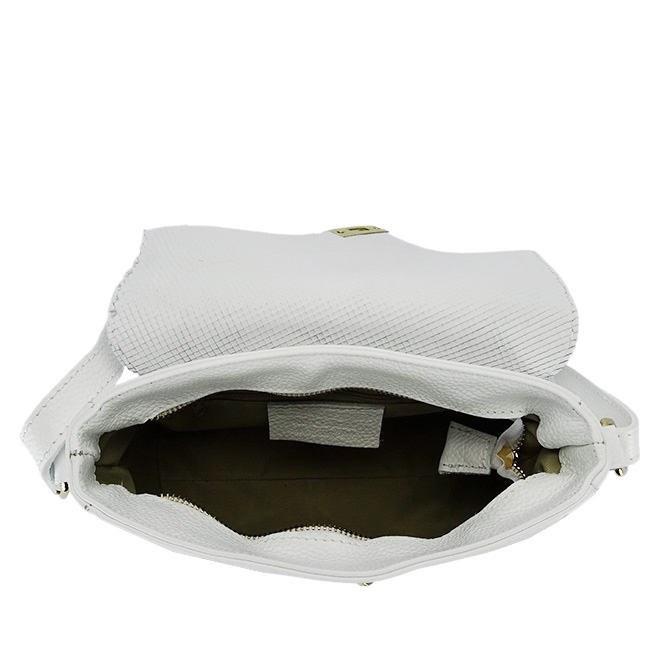 Geanta alba din piele naturala 8911 128 [7]
