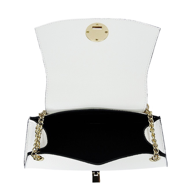 Geanta alb eleganta din piele naturala 1488 122 [8]