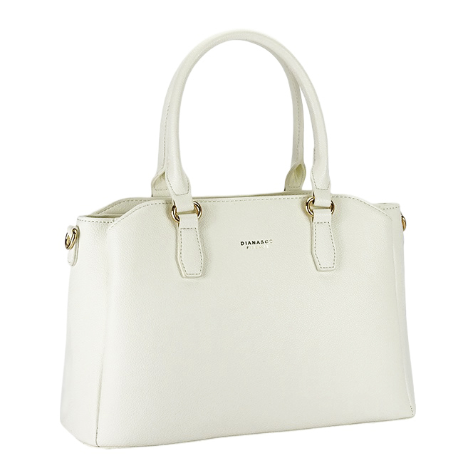 Geanta alba mare DIANA&CO DRM711-5 12 [2]
