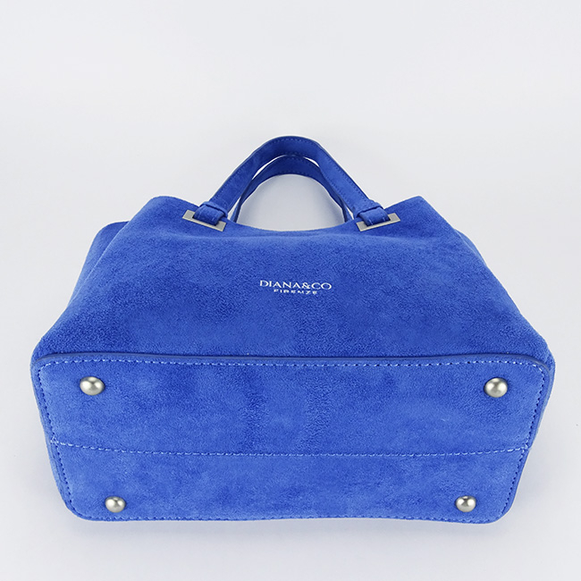 Geanta albastra din velur DIANA&CO DHJ929-2 M13 [7]