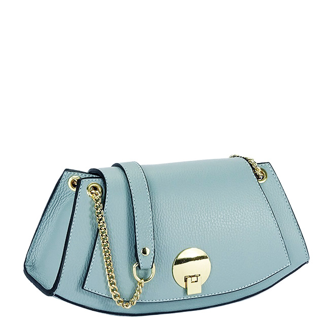 Geanta albastra eleganta din piele naturala 1488 122 [4]