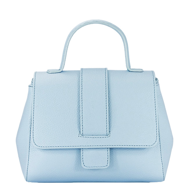 Geanta albastru deschis din piele naturala 1047 123