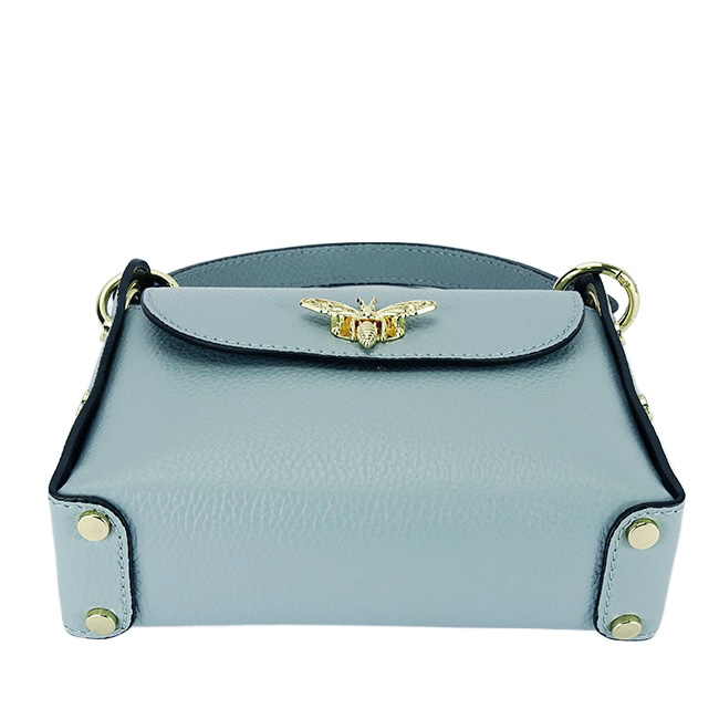 Geanta albastru deschis din piele naturala 1602 122 [8]