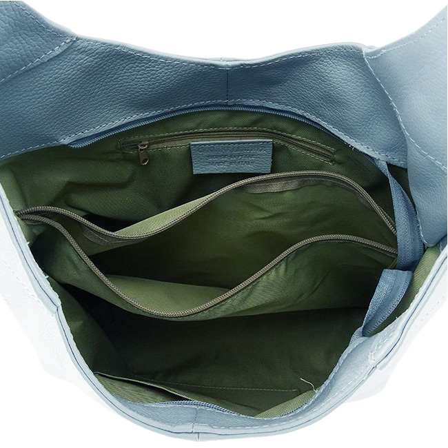 Geanta albastru deschis din piele naturala 8924 127 [6]