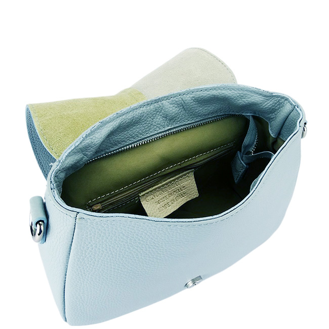 Geanta albastru deschis din piele naturala 8960 123 [9]