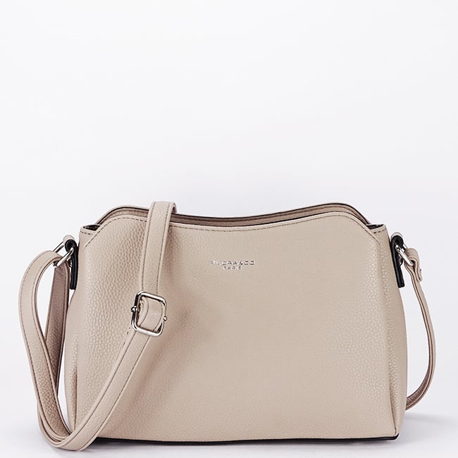 Geanta bej casual FloraCO Paris F2516 M9