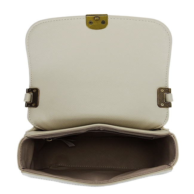 Geanta bej crossbody cu model impletit CM7497 15 [7]