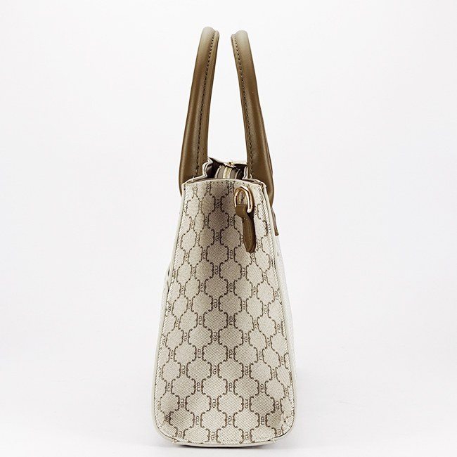 Geanta bej cu imprimeu maro Acacia Paris G-24254 12 [3]