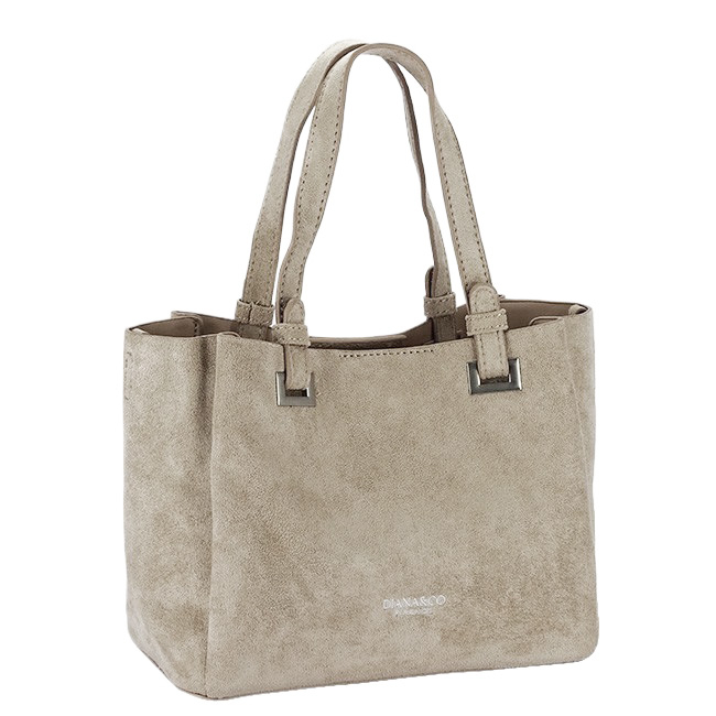 Geanta bej din velur DIANA&CO DHJ929-2 M13 [3]