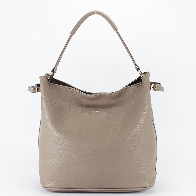 Geanta bej taupe FloraCO Paris cu borseta detasabila F6966 M11