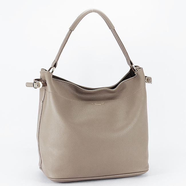 Geanta bej taupe Flora&CO Paris cu borseta detasabila F6966 M11 [3]