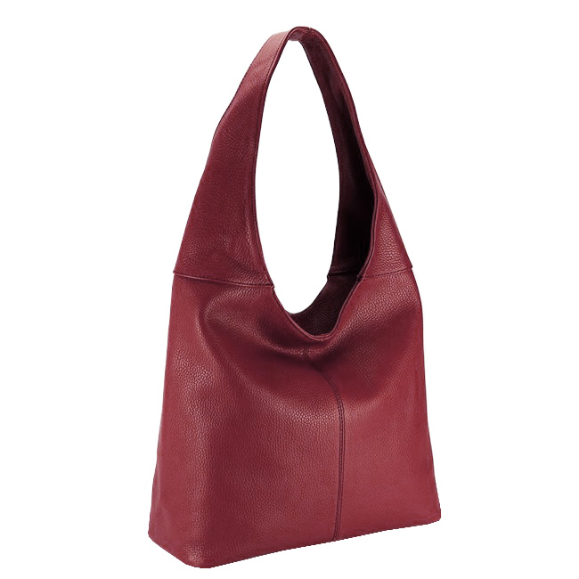 Geanta bordeaux de talie mare din piele naturala 8924 127 [2]