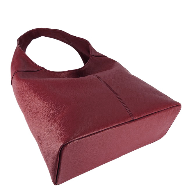 Geanta bordeaux de talie mare din piele naturala 8924 127 [4]